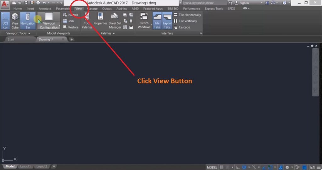 AutoCAD View Cube Missing